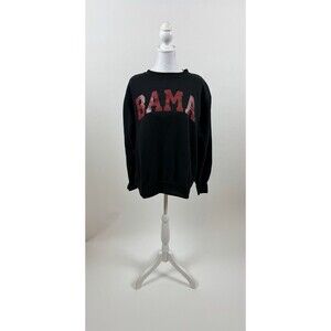University Of Alabama “Bama” Crewneck Sweatshirt Size Small Black